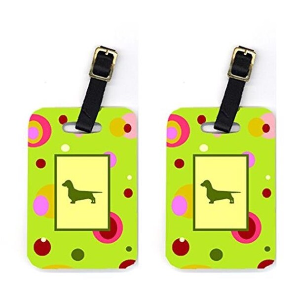 Carolines Treasures CK1024BT Dachshund Luggage Tags; Pair Of 2 CK1024BT - main